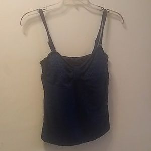 LG navy tankini top